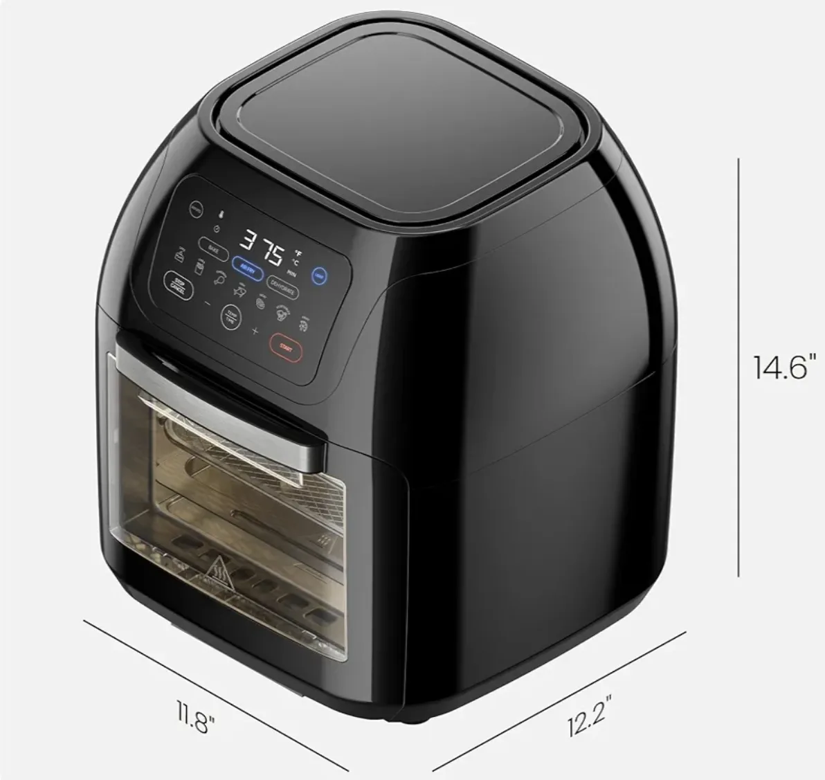 Chefman 10-Quart Multifunctional Digital Air Fryer image indicator(10)