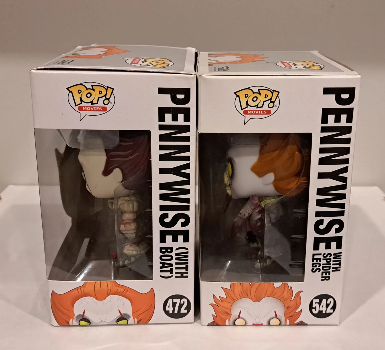 Funko Pop! Pennywise (IT) #472 & #542 image indicator(2)