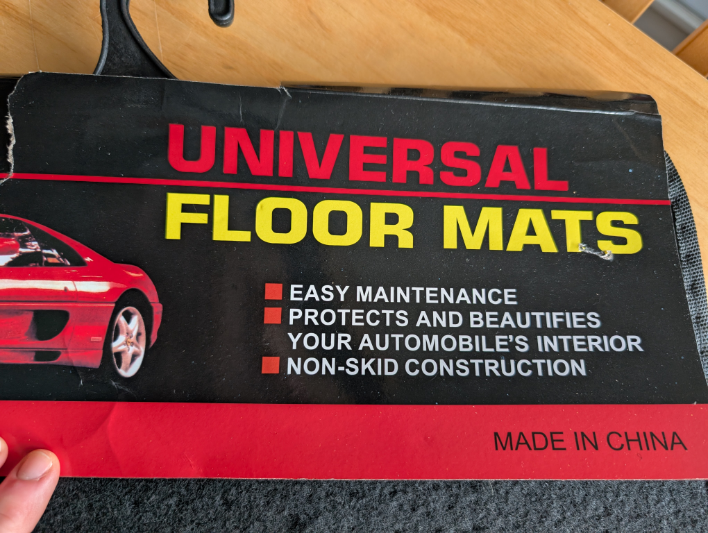 New Car Floor Mats (4 pc)