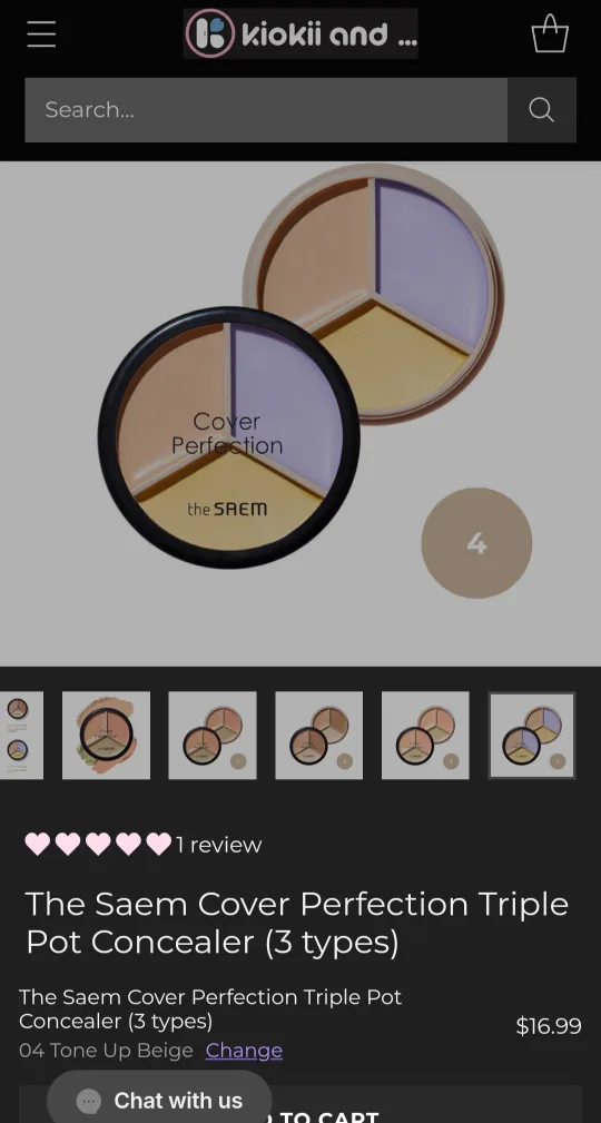 New The Saem Cover Perfection Triple Pot Concealer image indicator(4)