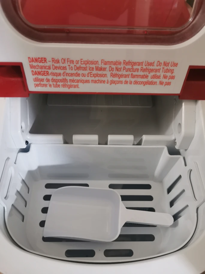 Red Frigidaire Compact Ice Maker - photo 3