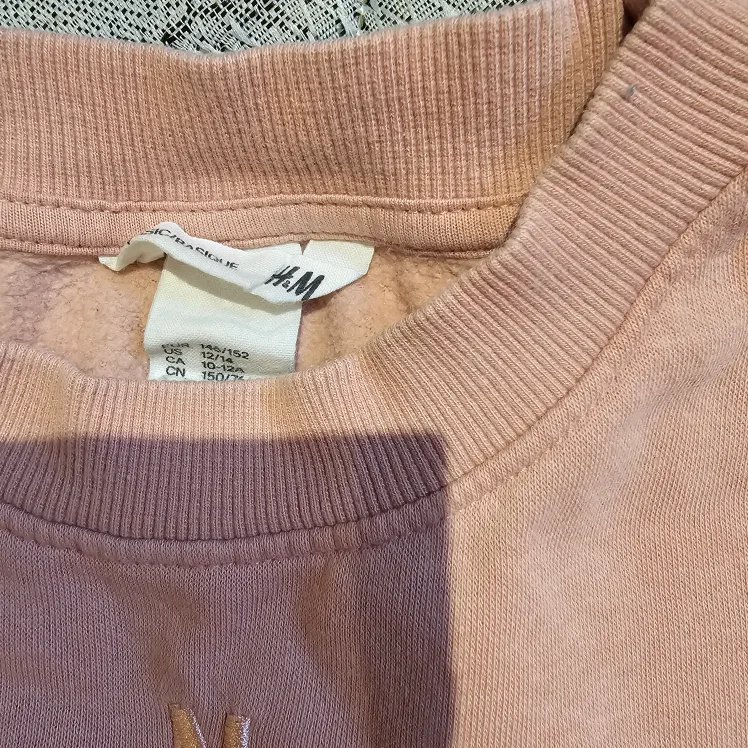 H&M Pink New York City Sweatshirt Size 10-12 image indicator(2)