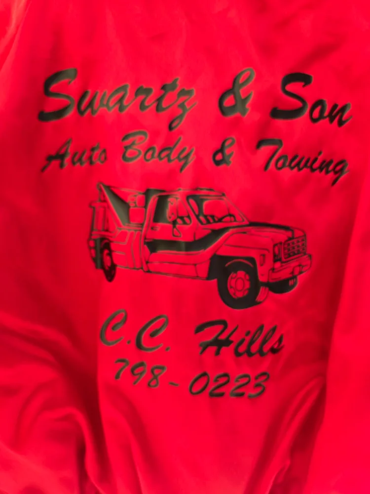 Vintage Red Satin Jacket with "Frank" Embroidery image indicator(7)