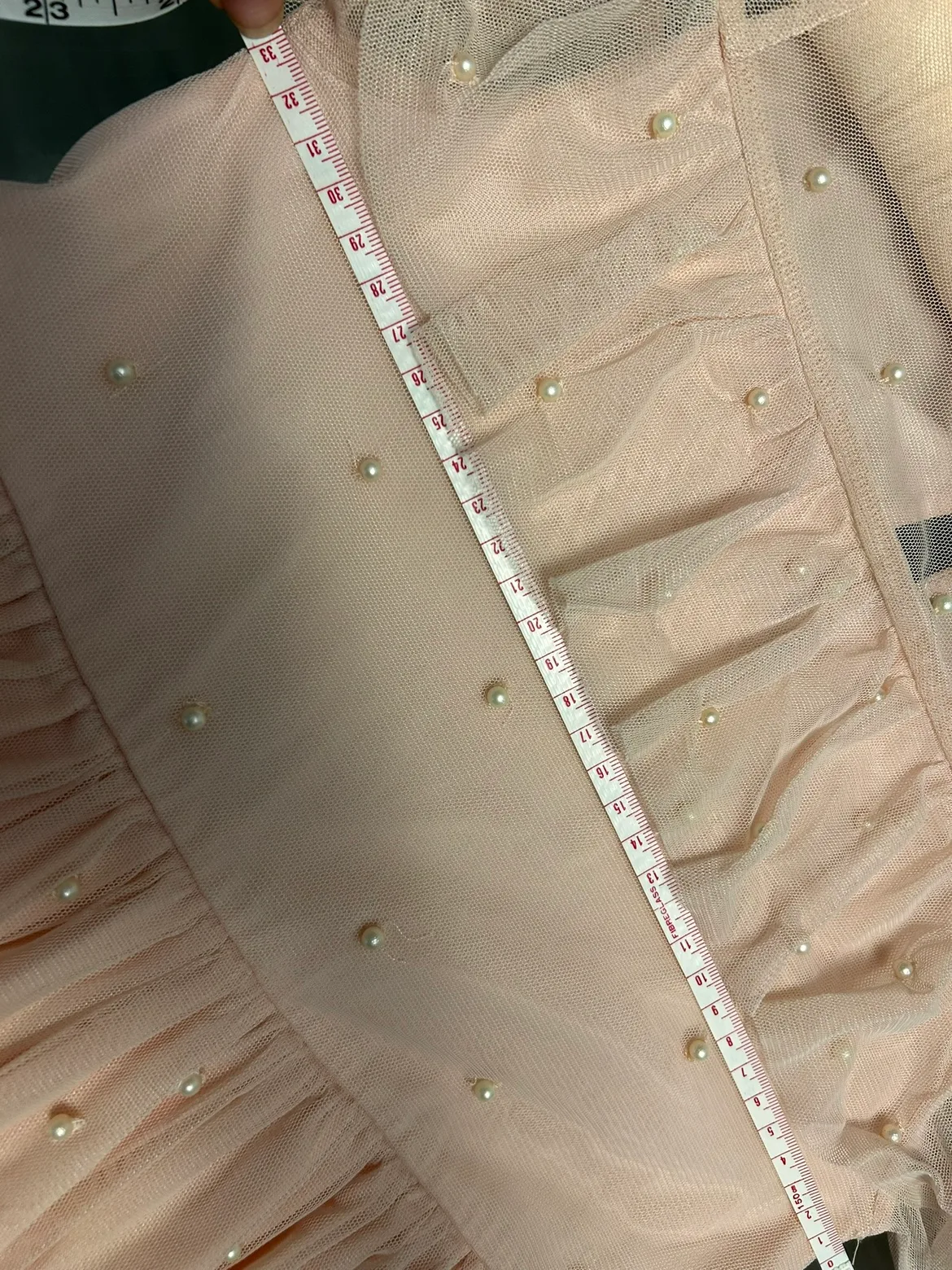 NEXT (England) Elegant dress with pearls. 6-9years(116-226cm) image indicator(8)