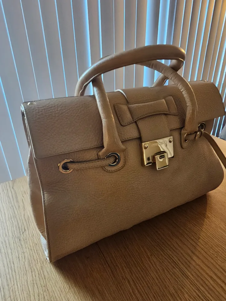 Jimmy Choo Beige Leather Handbag image indicator(6)