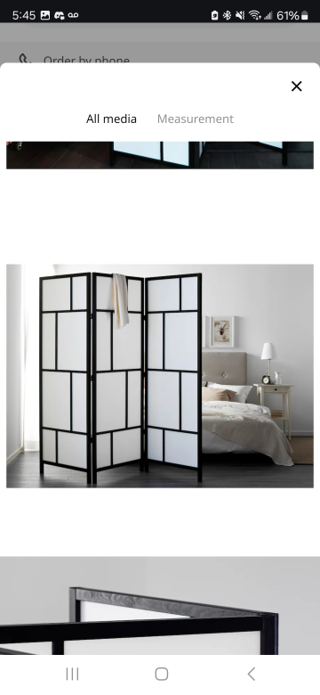 IKEA 3-panel Room Divider - photo 3
