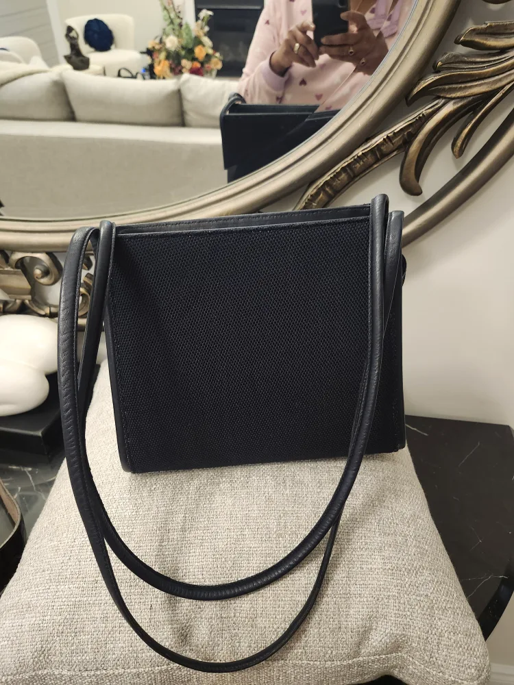 Vintage Black Shoulder Bag thumbnail