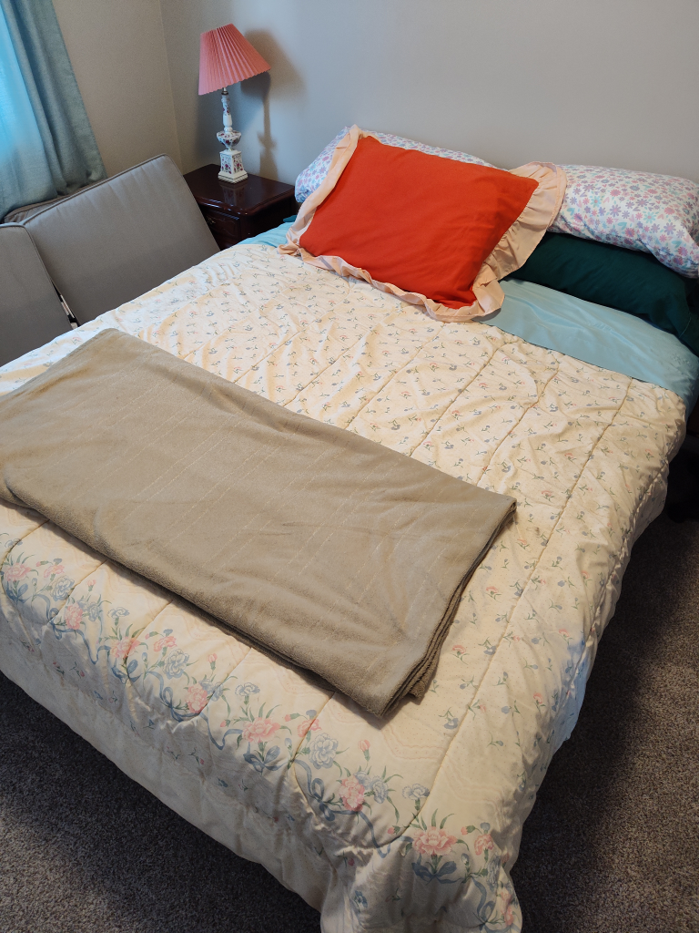 Queen Mattress and Metal Frame