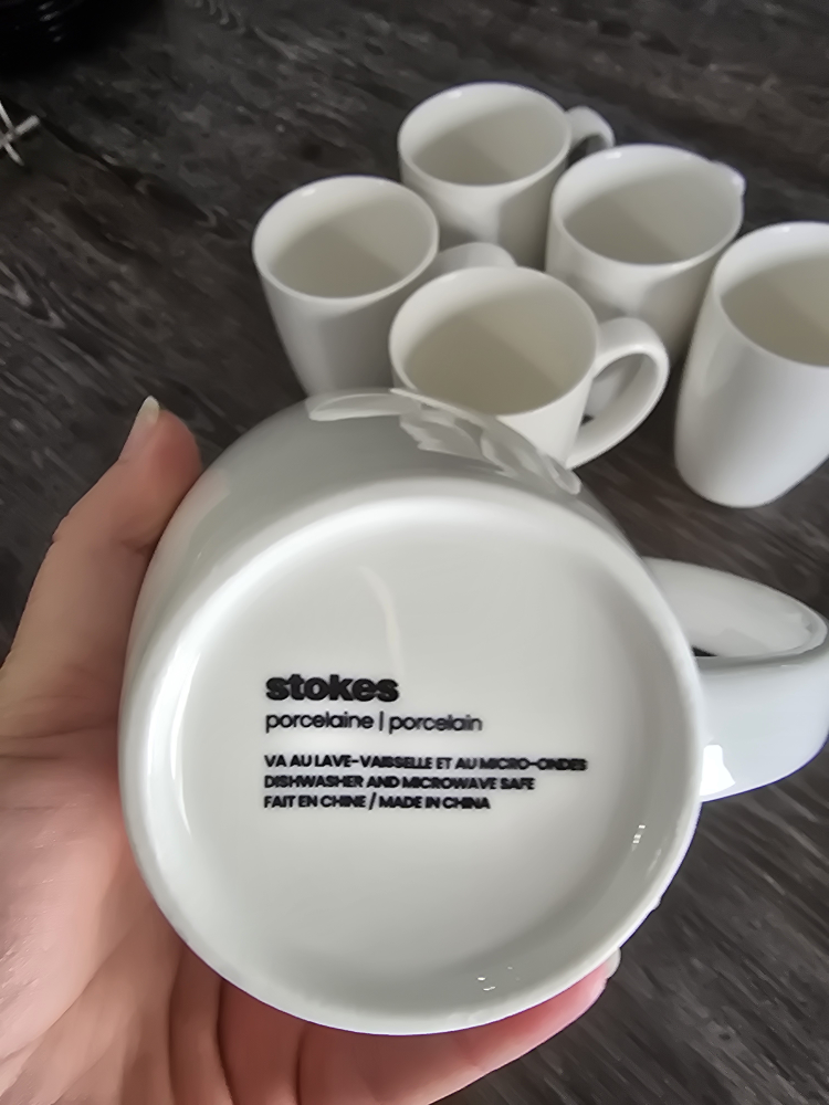 Set of 6 Stokes Porcelain Mugs - photo 3