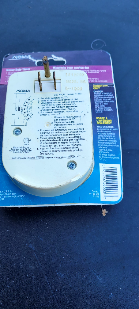 NOMA Multiple Setting Timer - 1875 Watts - photo 3