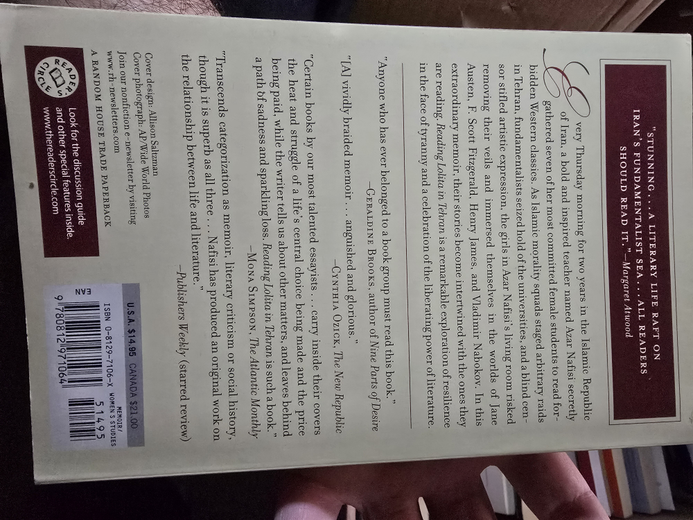 Reading Lolita in Tehran: A Memoir in Books - photo 2