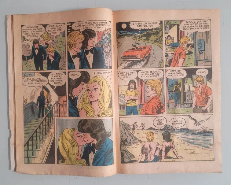 1972 Vintage David Cassidy Charlton Comic Book #9 image indicator(5)