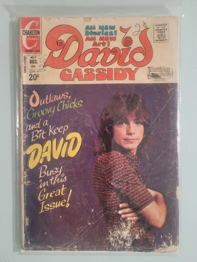1972 Vintage David Cassidy Charlton Comic Book #9 image indicator(7)