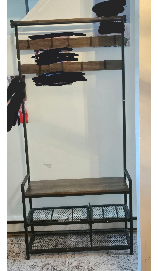 coat rack / shoe bench