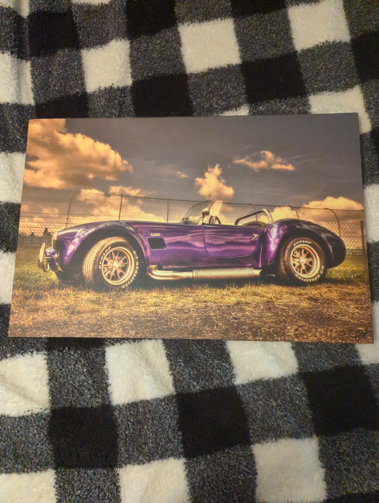 Purple Shelby Cobra 427 Wall Art