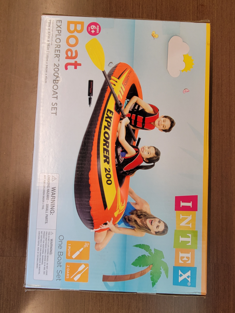INTEX Explorer 200 Boat Set