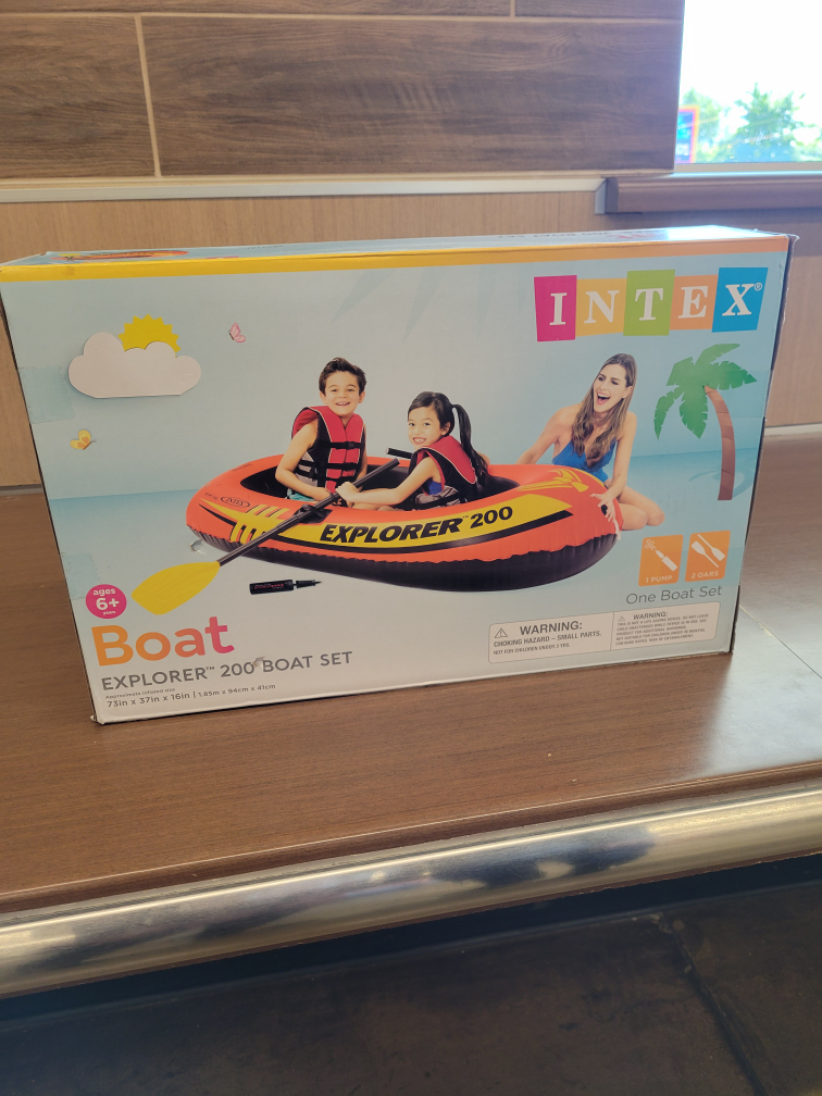 INTEX Explorer 200 Boat Set - photo 3