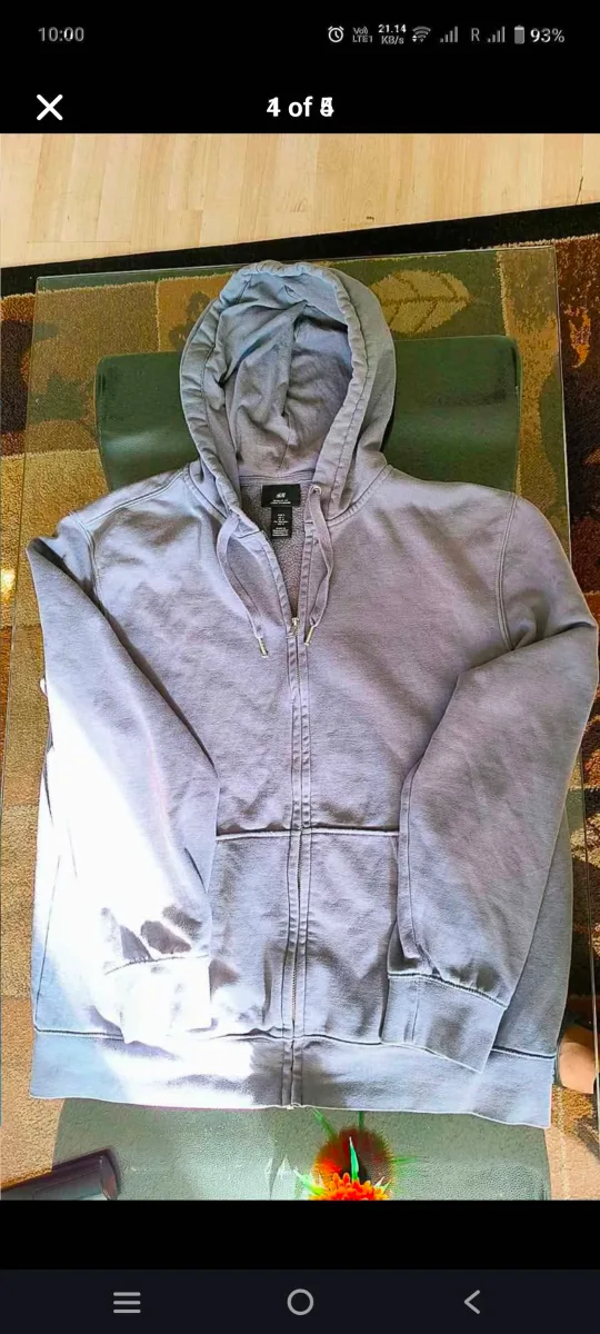 Men's H&M Zip-Up Hoodie and Joggers Set