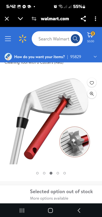Golf Club Groove Sharpener Cleaning Tool