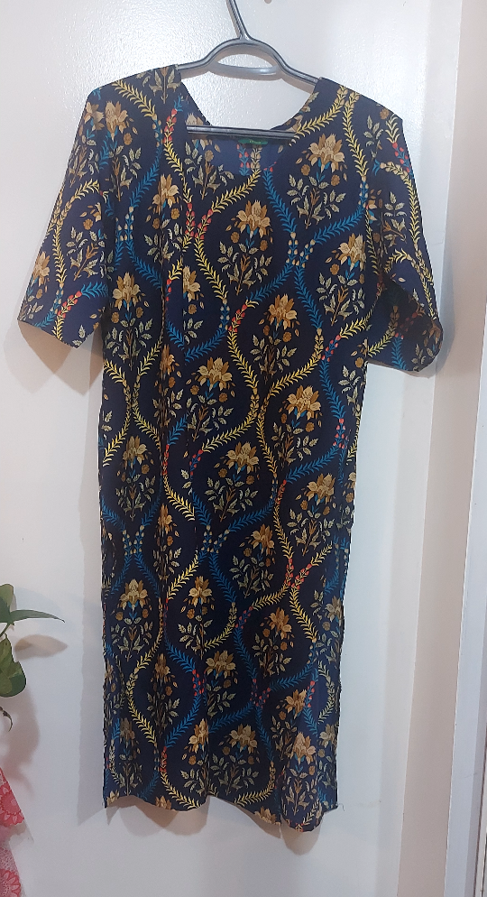 Women's Floral Print Midi Dress