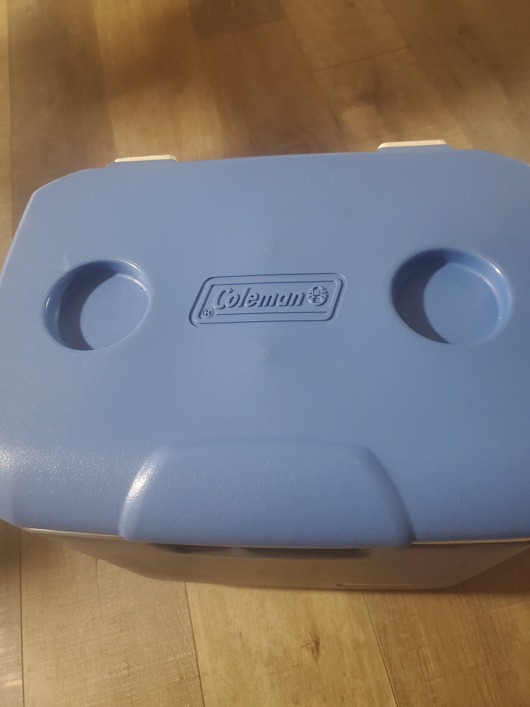 Coleman Cooler - Blue and Grey