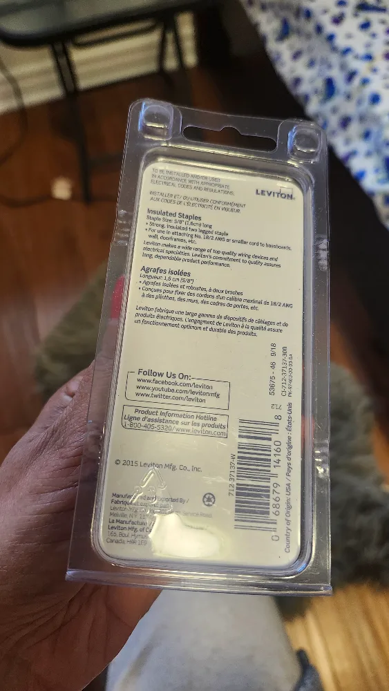 Leviton Insulated Staples Electrical Helper image indicator(4)