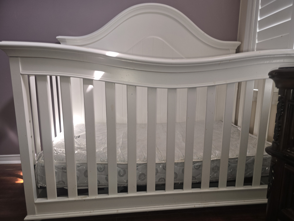White Baby Crib