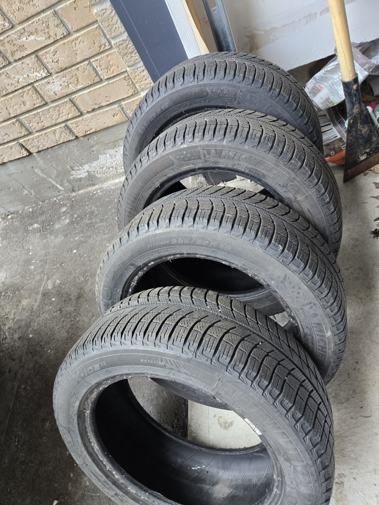 lightly used Michelin X-Ice Snow Tires
