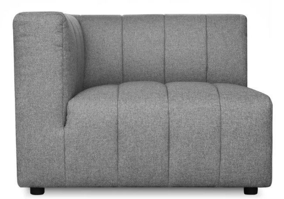Modern Grey Corner Sofa Sectional
