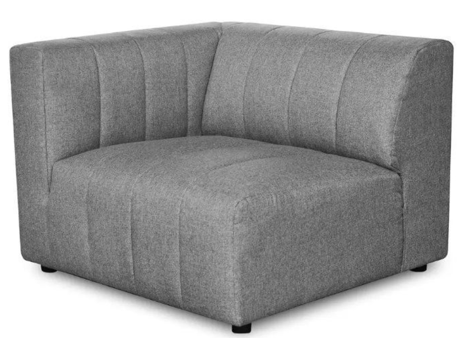 Modern Grey Corner Sofa Sectional - photo 3