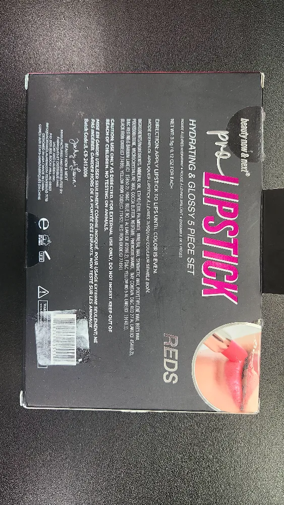 5 RED HOT LIP SHADES Lipstick 5-Piece Set image indicator(2)