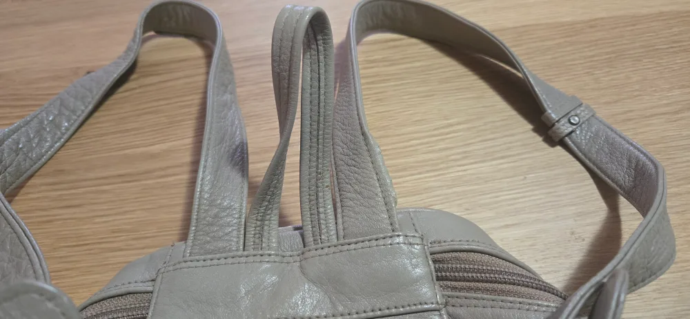 Vintage Leather Backpack Purse image indicator(5)