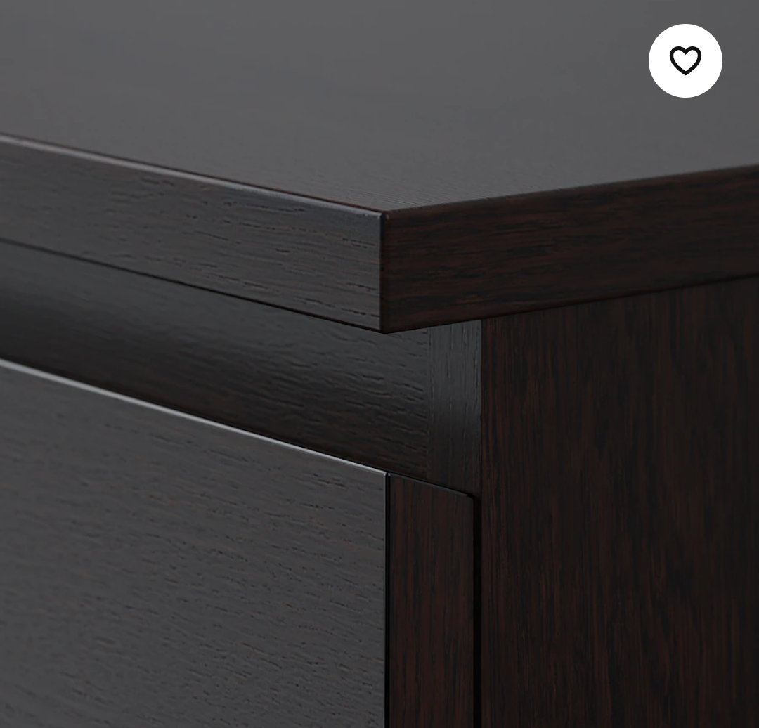 IKEA MALM 6-Drawer Dresser - Black-Brown - photo 4