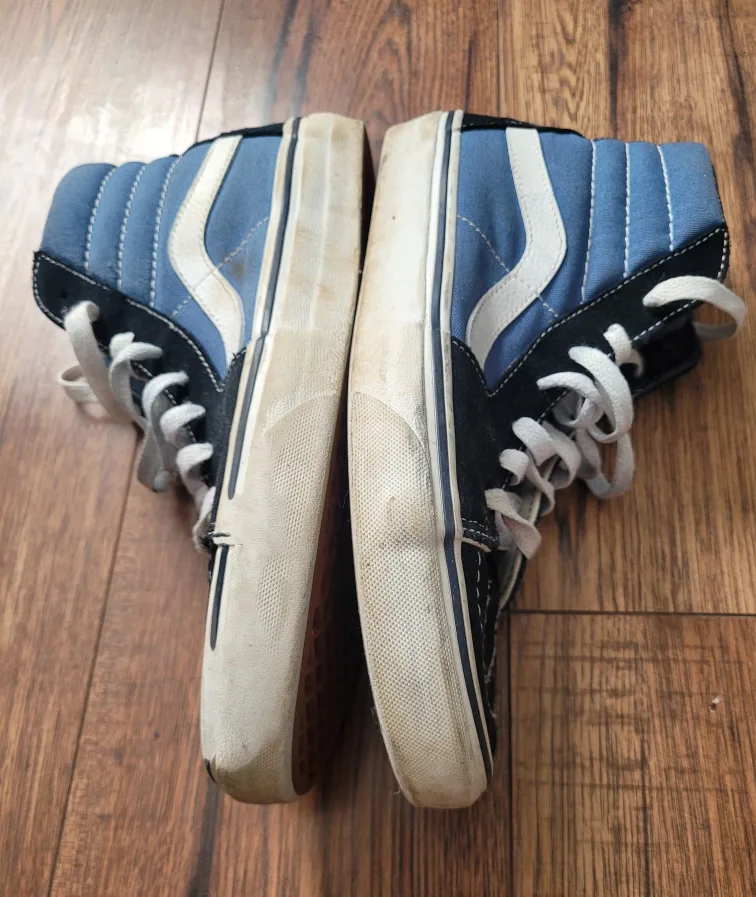 Vans Sk8-Hi High Top Sneakers - Size 8 image indicator(4)