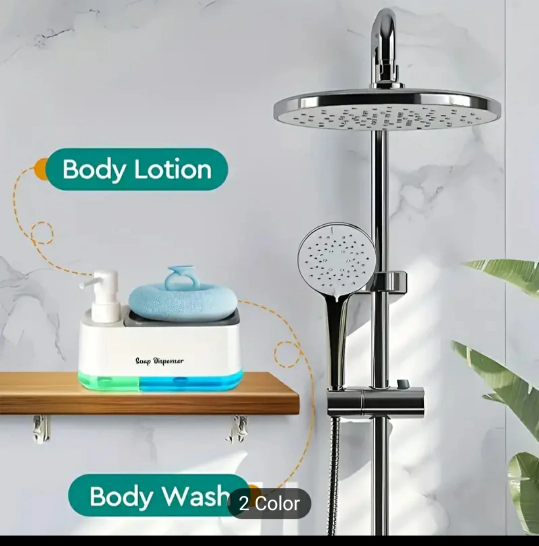 3-in-1 Soap Dispenser with Sponge Holder - photo 5