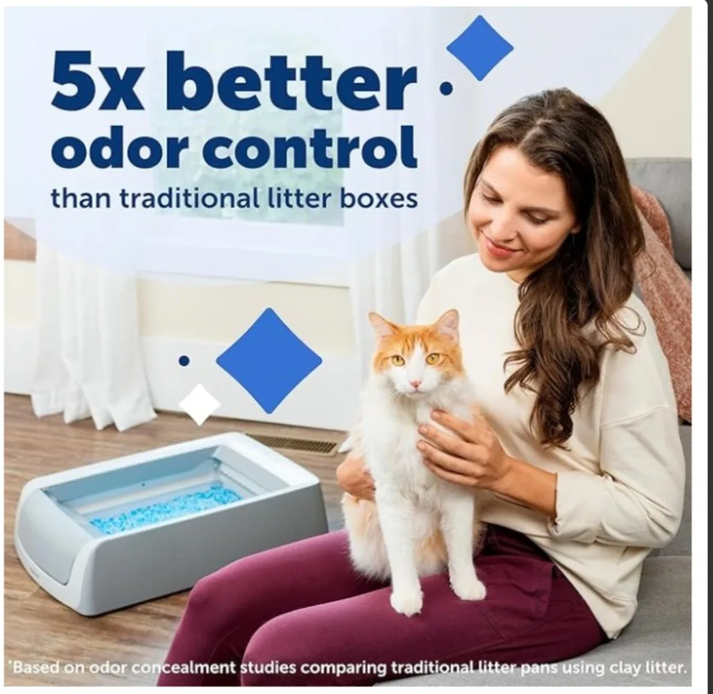 ScoopFree Crystal Pro Self-Cleaning Litter Box image indicator(3)