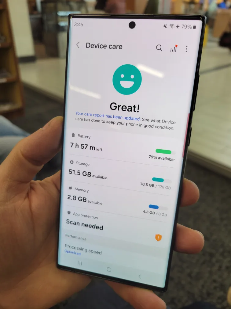 Samsung Galaxy S22 Ultra 128GB - Black image indicator(3)