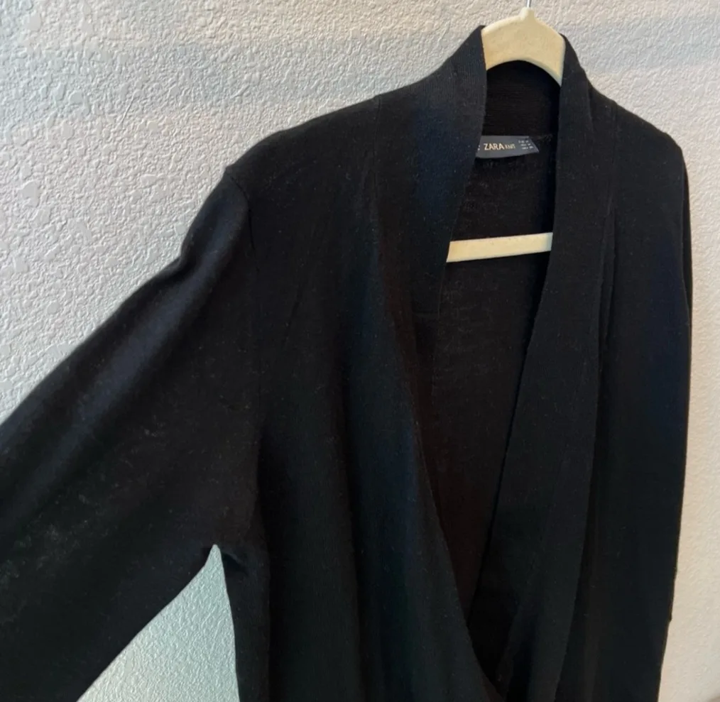 Zara Faux Wrap Knit Sweater image indicator(5)