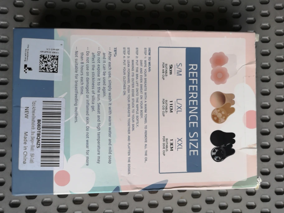 Reusable Invisible Bra (Beige+Black, A:Cup) - photo 2