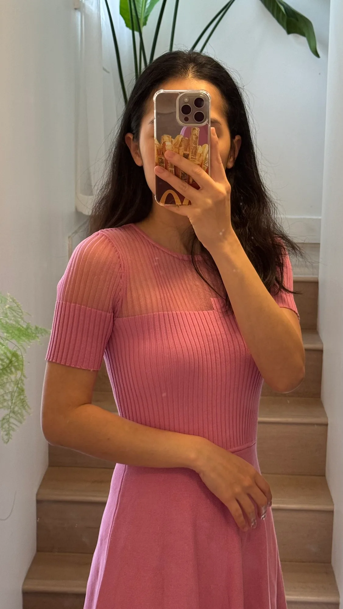 New Vince Camuto pinky knitted dress image indicator(3)