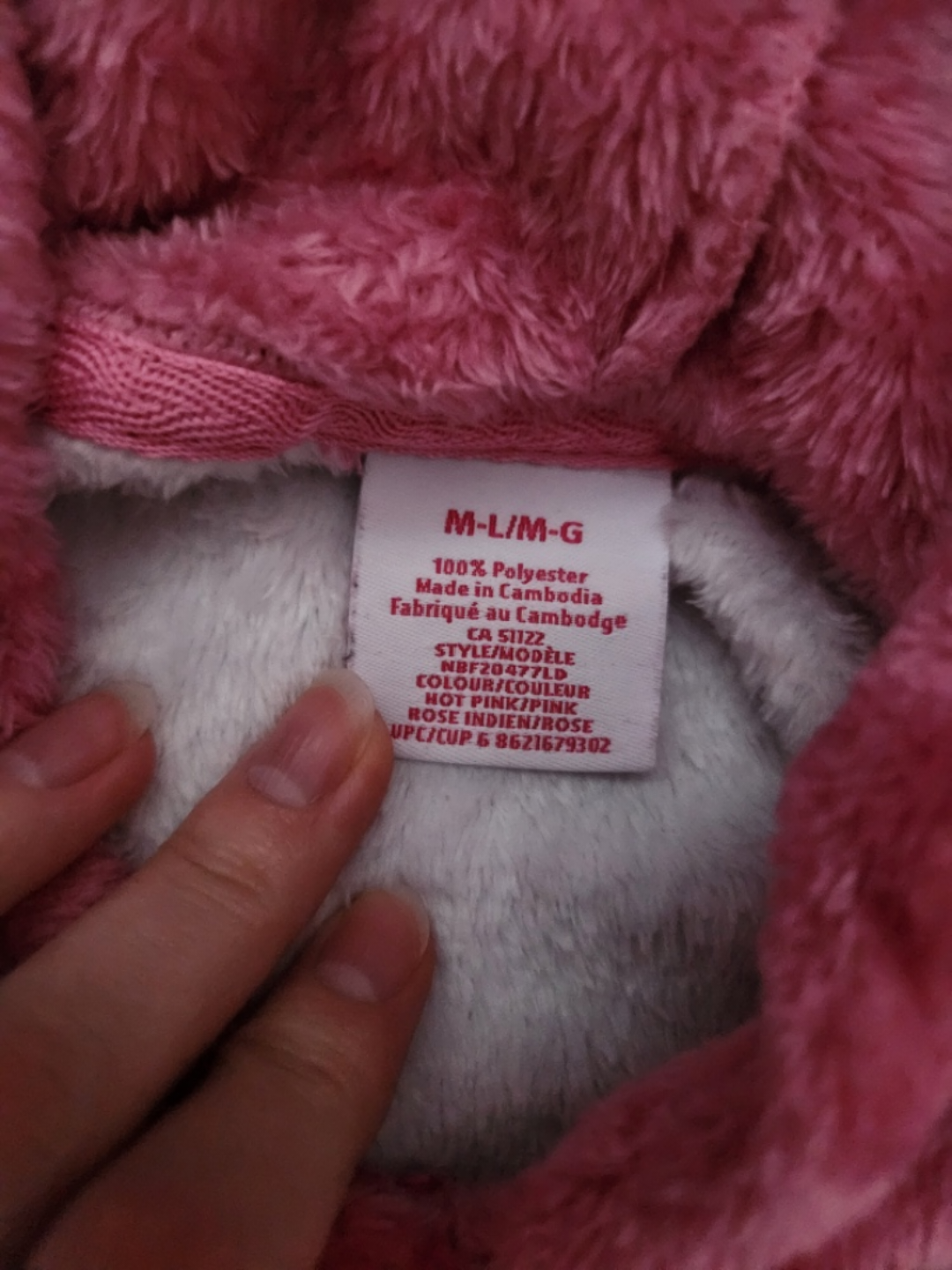 Long Fuzzy Pink Sweater with Hood - photo 2