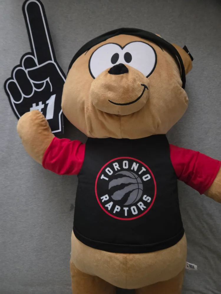 Toronto Raptors Mascot Plush Toy with #1 Foam Finger thumbnail