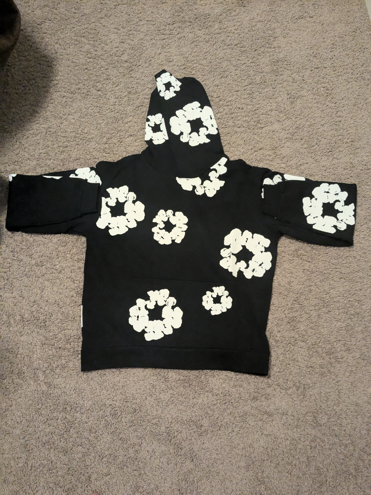 *NEVER WORN* Black Denim Tears hoodie