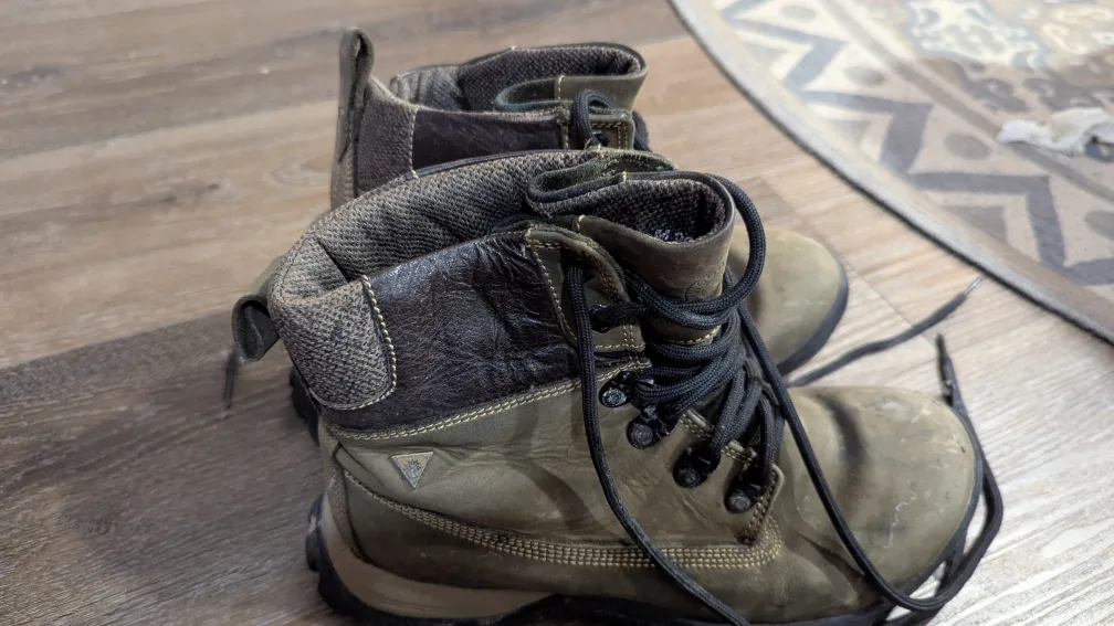 Woodland Olive Green Hiking Boots image indicator(3)