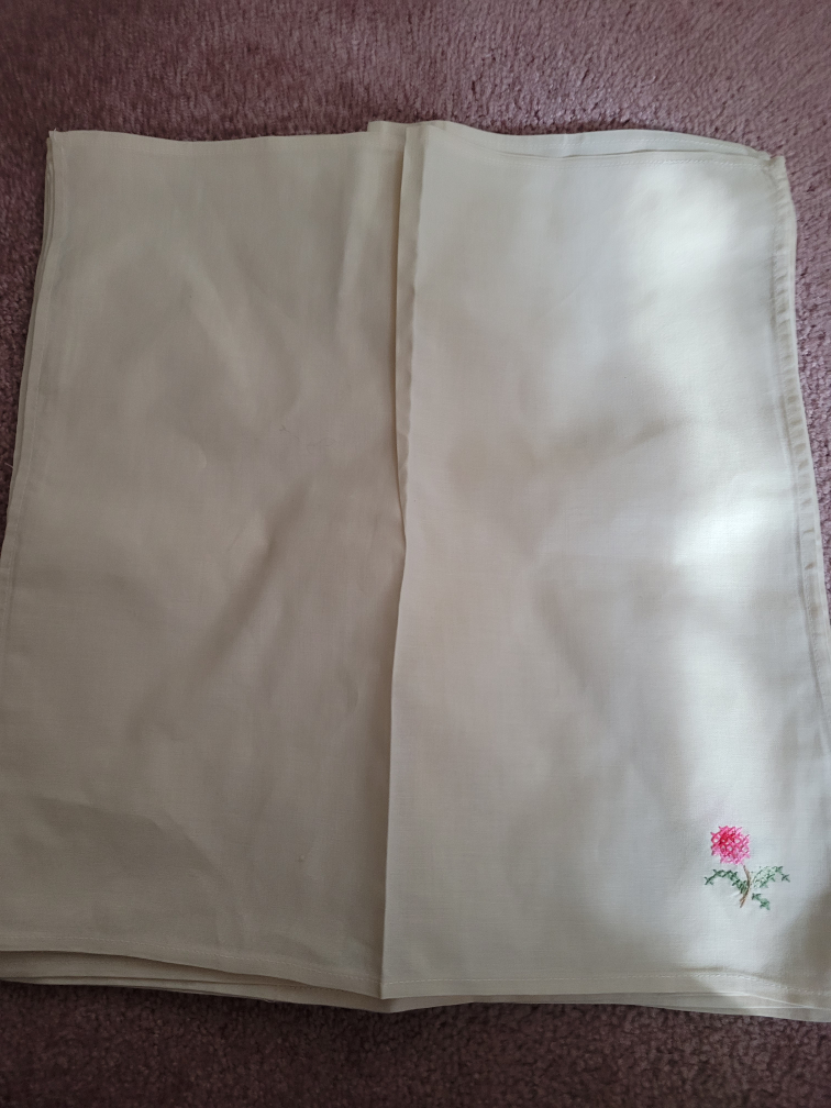 Vintage embroidered linen napkins - photo 2