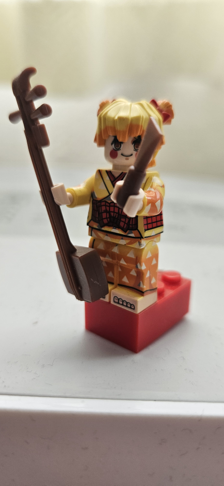 Zenitsu Agatsuma Demon Slayer Lego Minifigure