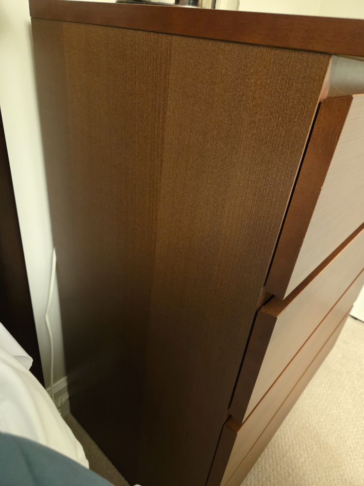 IKEA MALM 4-Drawer Chest - Brown - photo 4