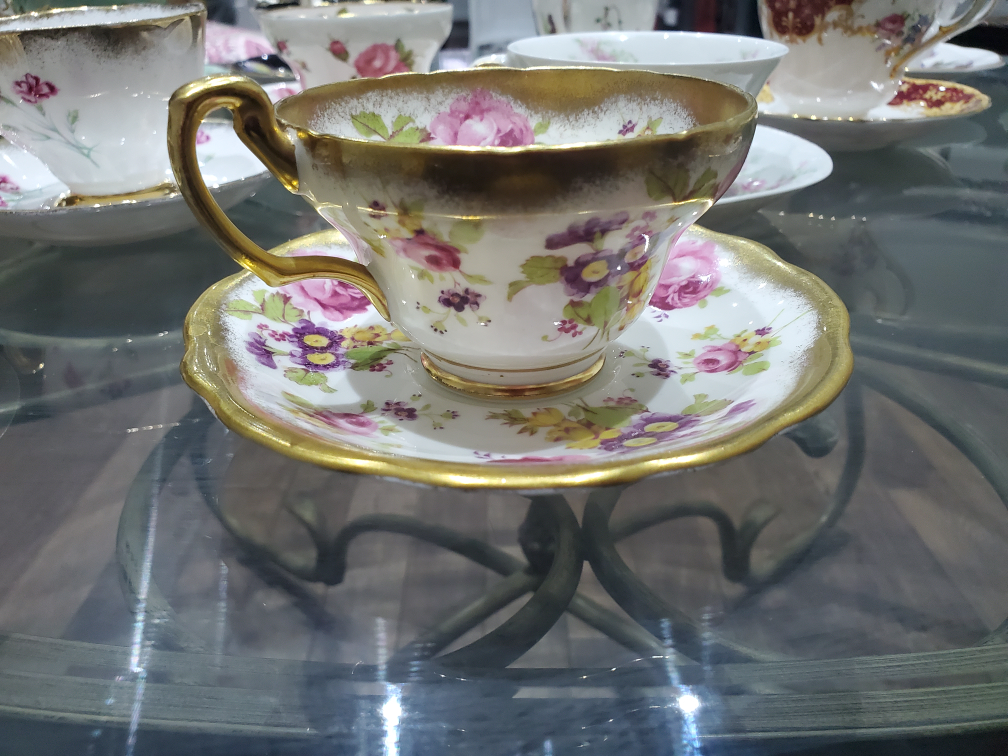 Collection of 18 Vintage Bone China Teacups and Saucers - photo 2