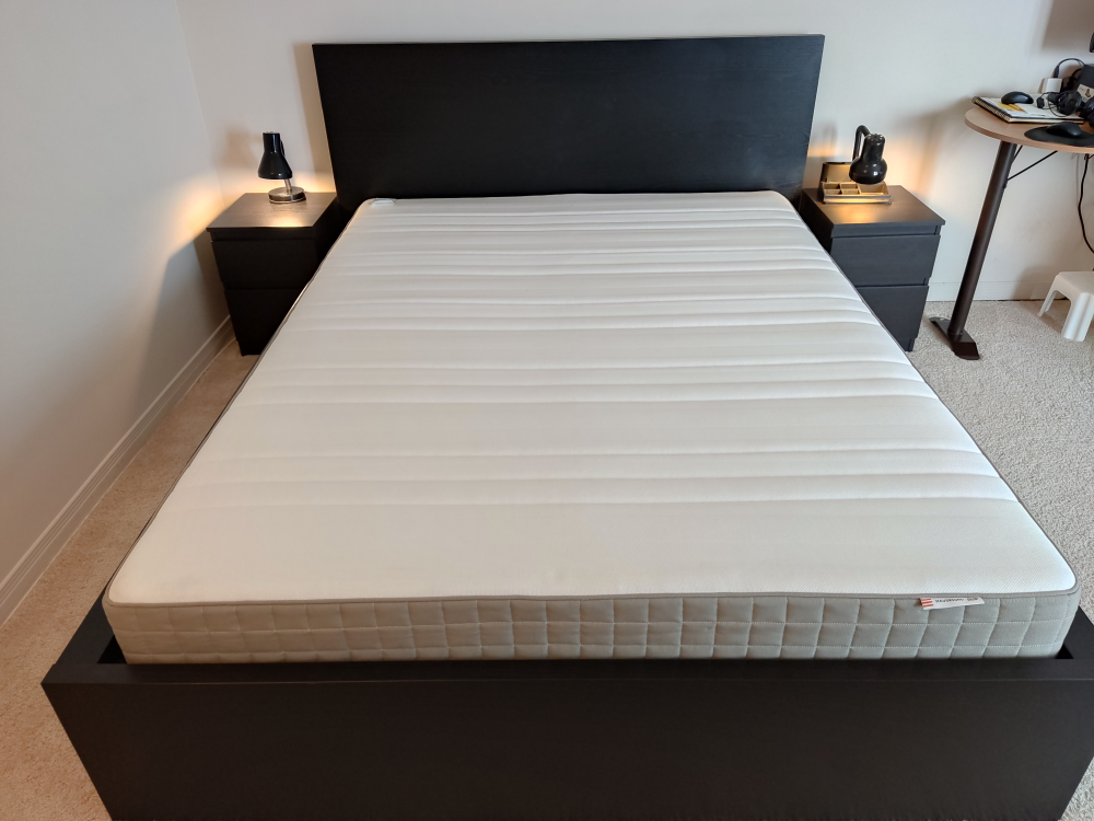 IKEA MALM Queen Bed Frame with Mattress - photo 2