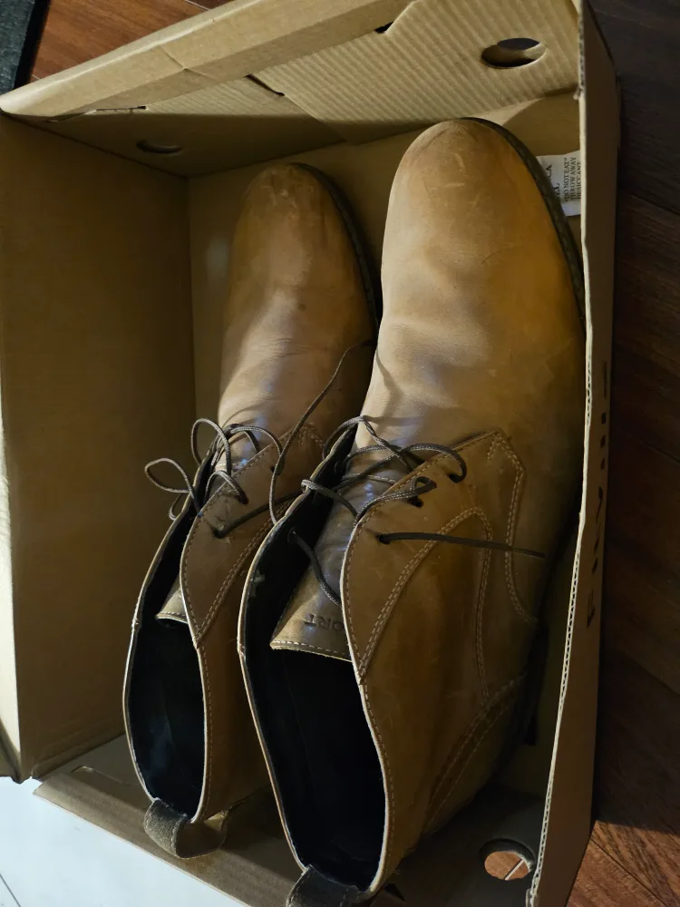 big Sale! Men's Brown Leather Boots image indicator(2)